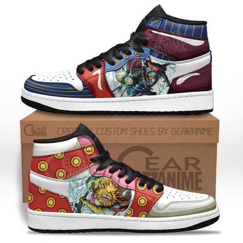 Inuarashi ja Nekomamushi Sneakers Custom OP Anime -kengät